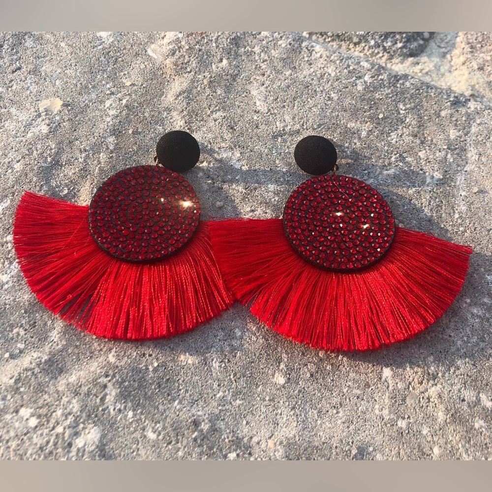 Red Earrings 🌹